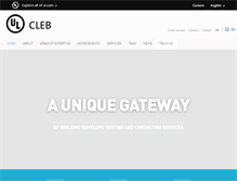 Tablet Screenshot of cleb.com